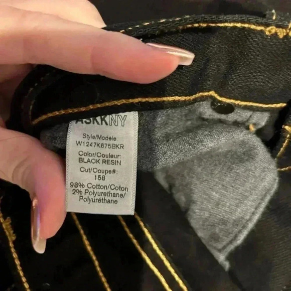 ASKK NY Black Denim Jeans Size 28 - Picture 10 of 13
